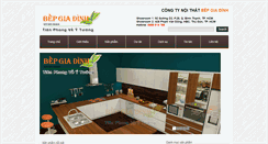 Desktop Screenshot of noithatbepgiadinh.com